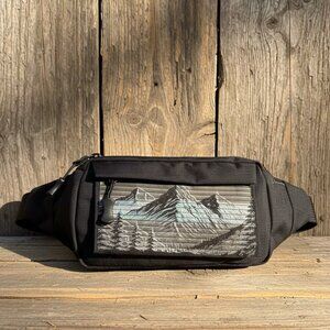 Unisex Black Active Waist Fanny Pack | Waist Bag | Adventure Crossbody